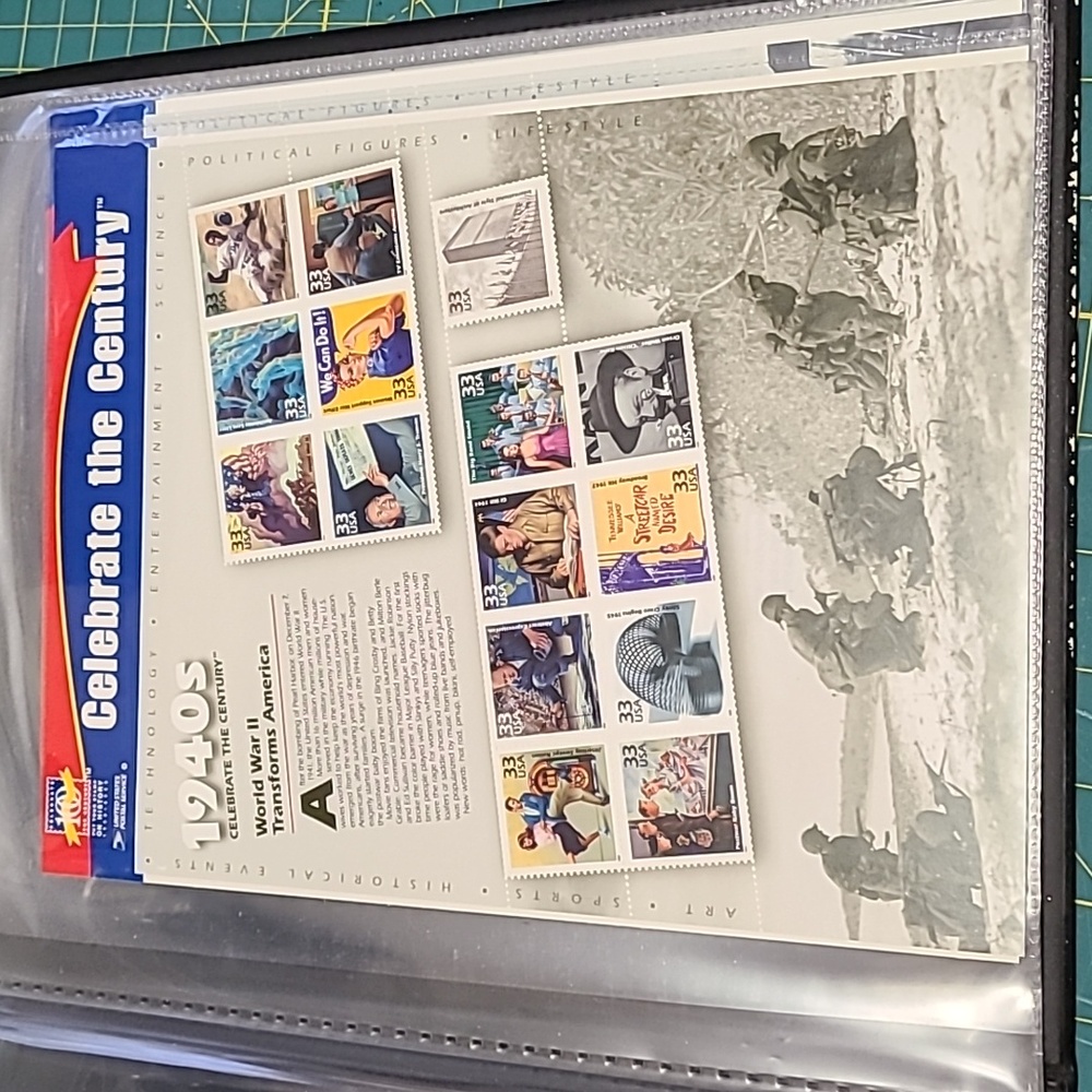 USPS Celebrate The Century Commemorative Stamp Collection 1900-1999 Full Set - Picture 9 of 16